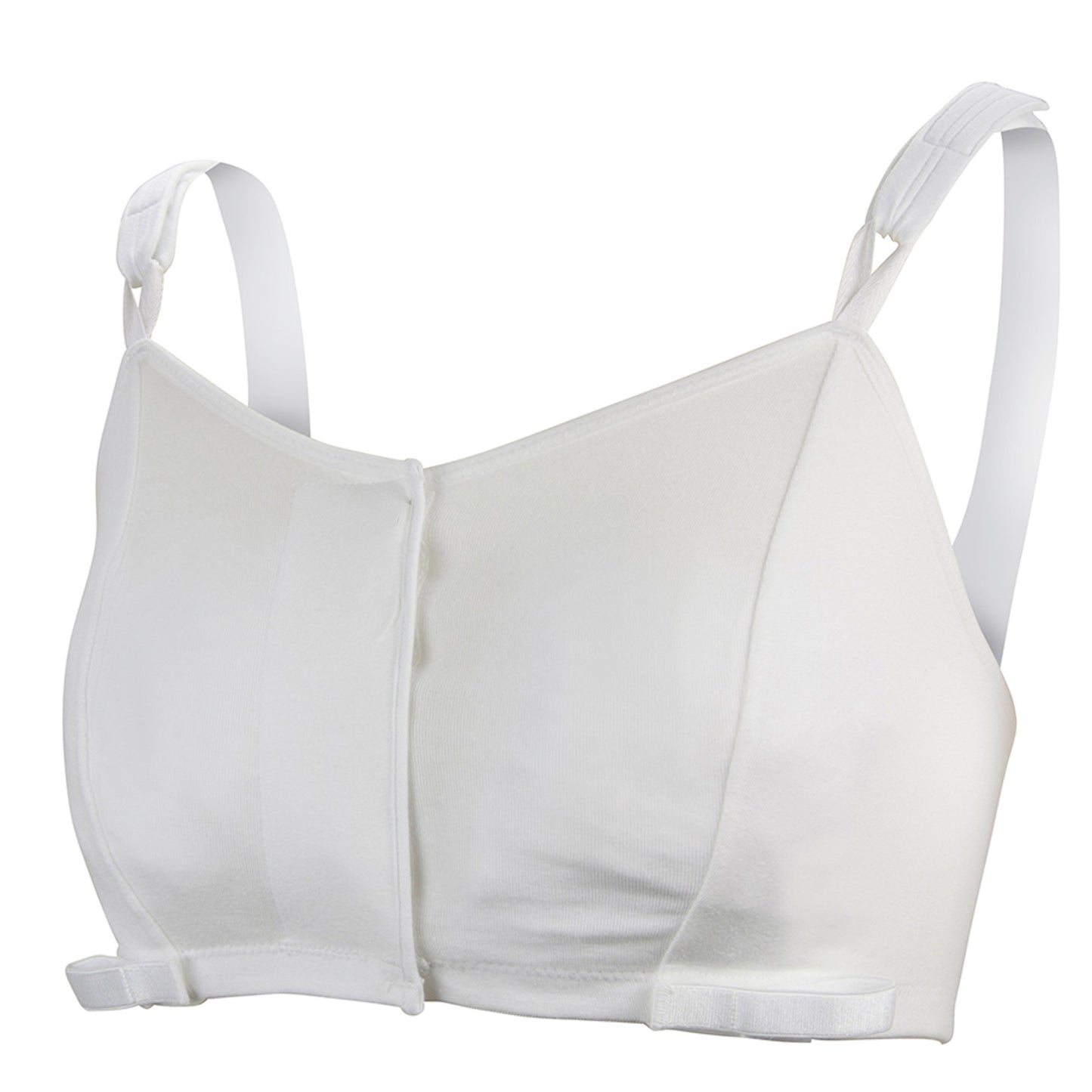 Post-Surgical Bra McKesson 40 to 42 Inch Chest X-Large White Front Hook and Loop Closure Drain Holders