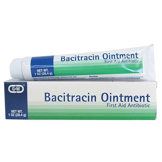 First Aid Antibiotic Bacitracin G & W® Ointment 1 oz. Tube
