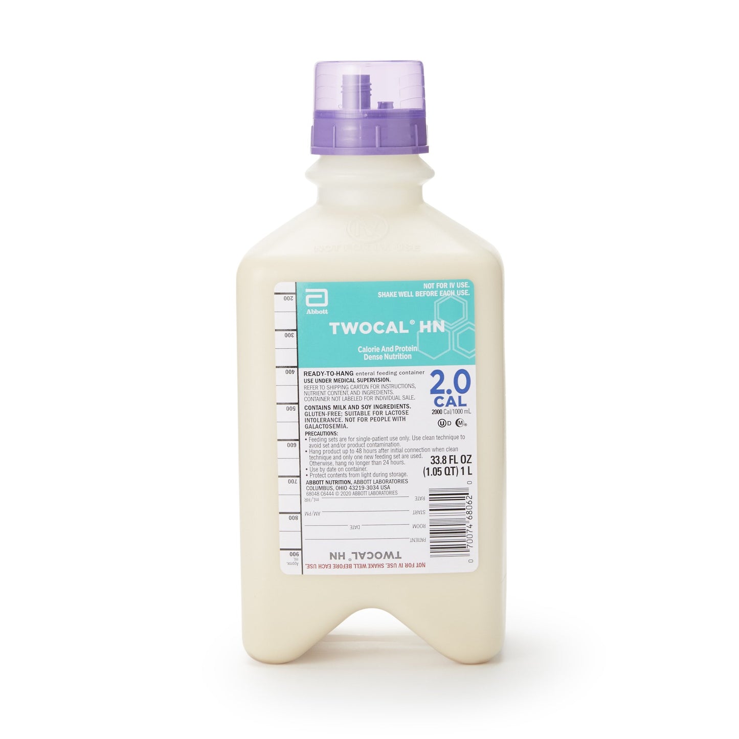 Oral Supplement TwoCal® HN Vanilla Flavor Liquid 1 Liter Bottle