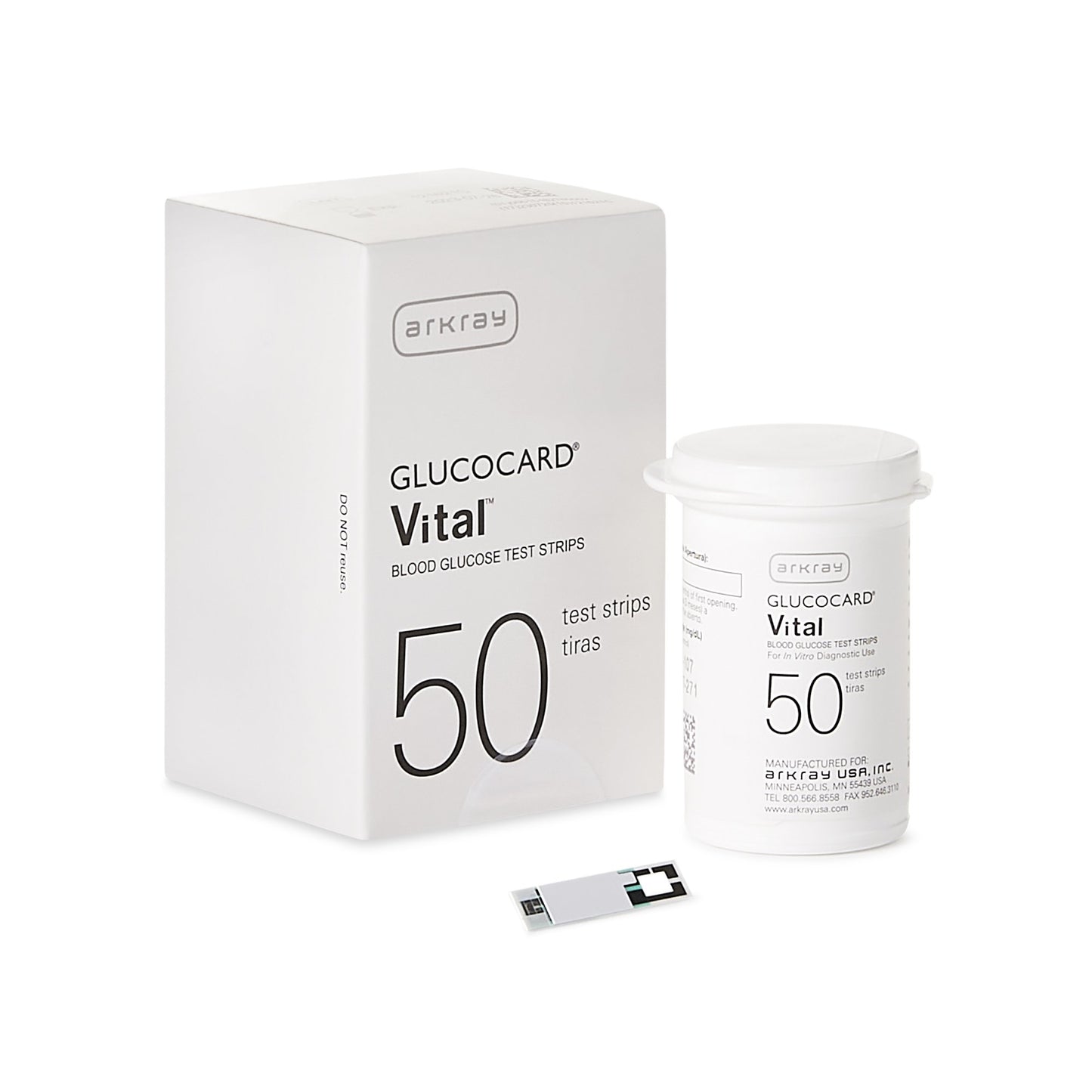 Blood Glucose Test Strips Glucocard® Vital™ 50 Strips per Pack For Glucocard Blood Glucose Monitoring Meter