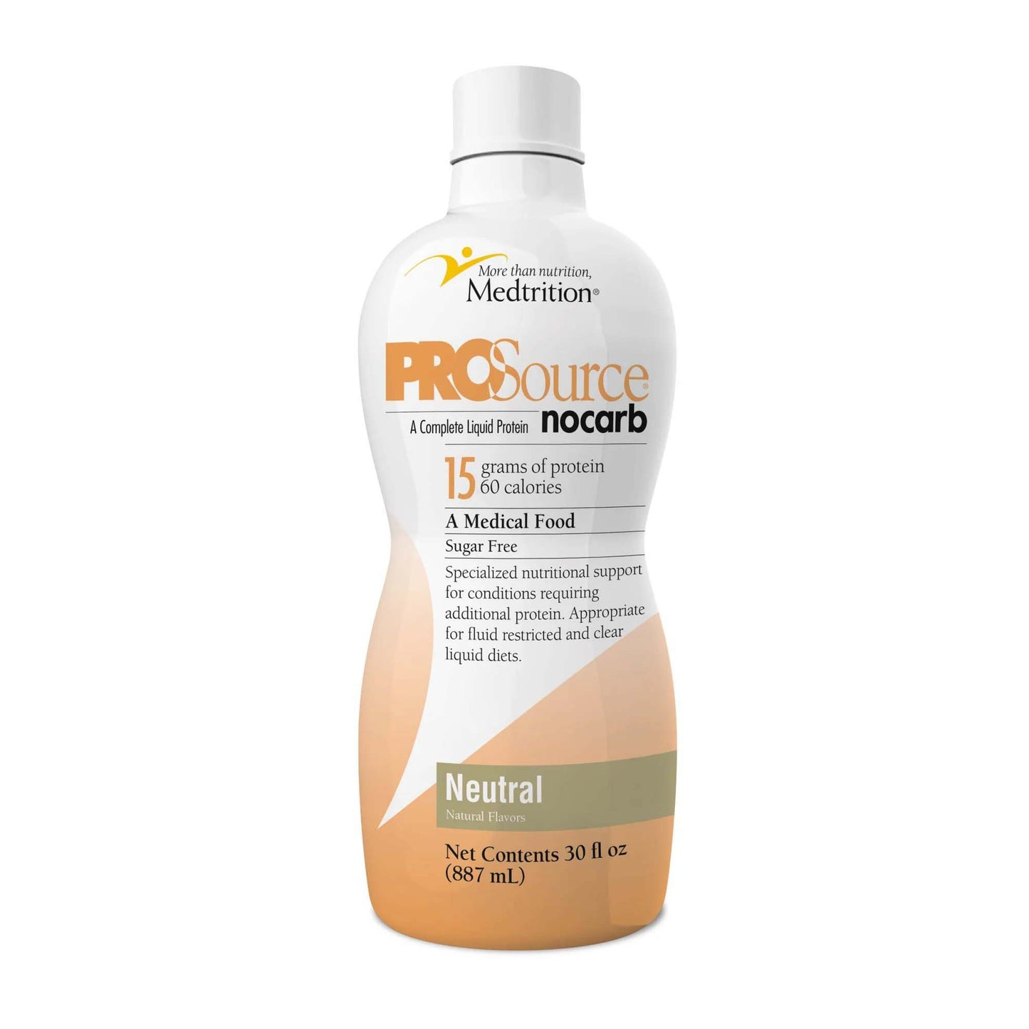 Oral Supplement ProSource™ NoCarb Neutral Flavor Liquid 30 oz. Bottle
