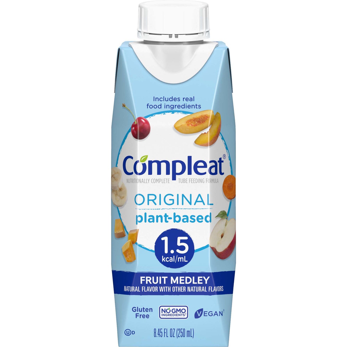 Tube Feeding Formula Compleat® Original 1.5 Fruit Medley Liquid 250 mL Reclosable Carton