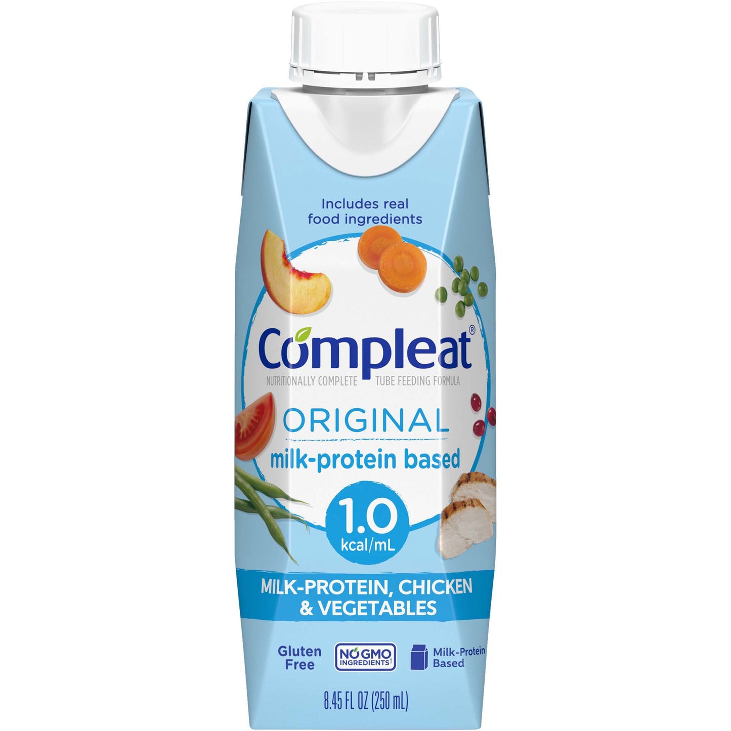 Tube Feeding Formula Compleat® Original Unflavored Liquid 8.45 oz. Reclosable Carton