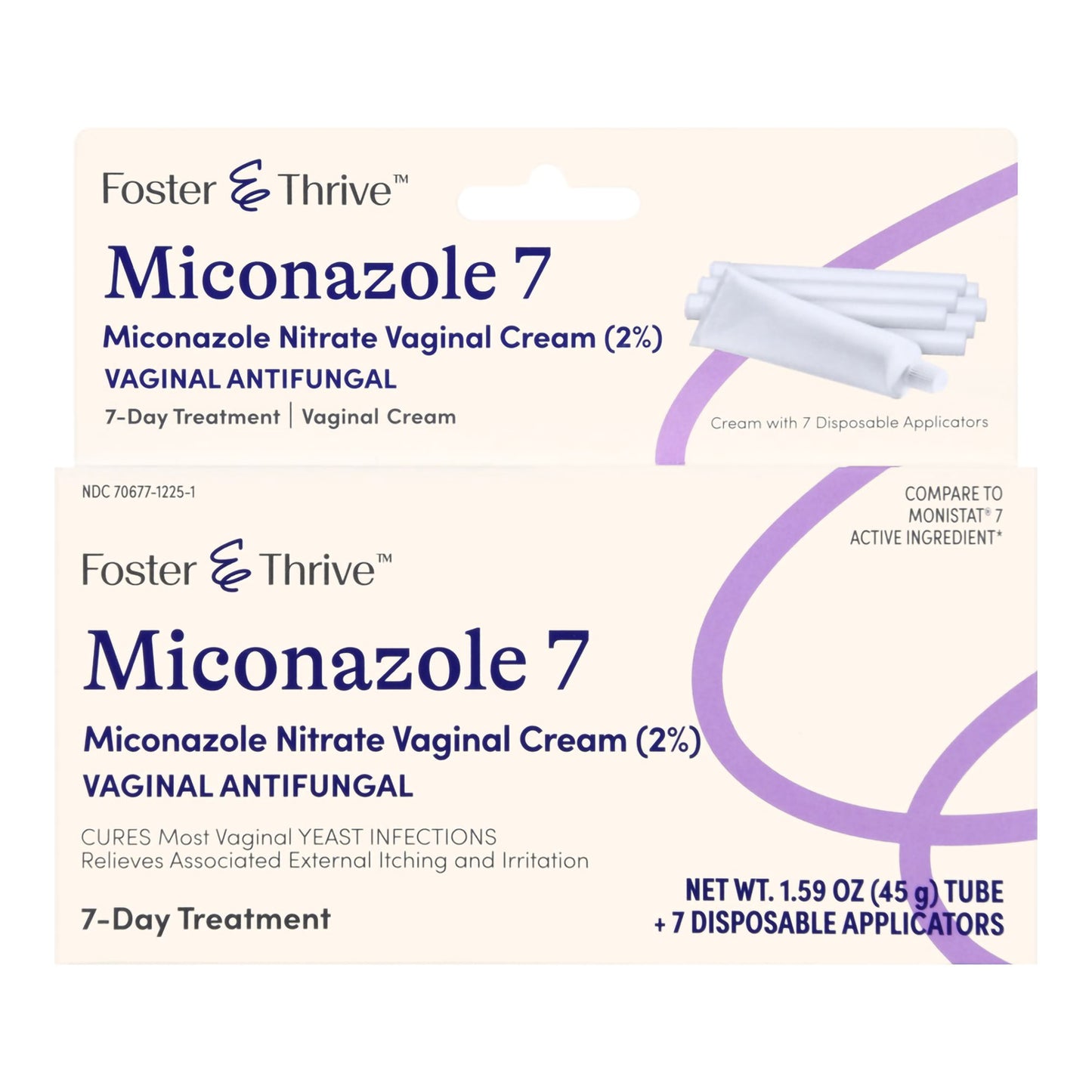 Vaginal Antifungal Foster & Thrive™ 2% Strength / 100 mg Cream 1.59 oz. Tube