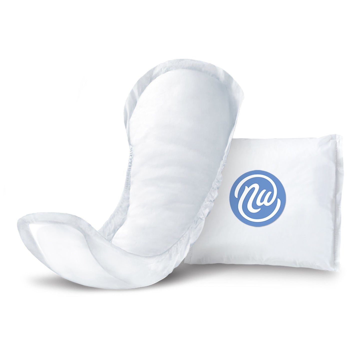 Bladder Control Pad Nexwear Maximum Regular 12 Inch Length Heavy Absorbency Super Absorbent Core One Size Fits Most