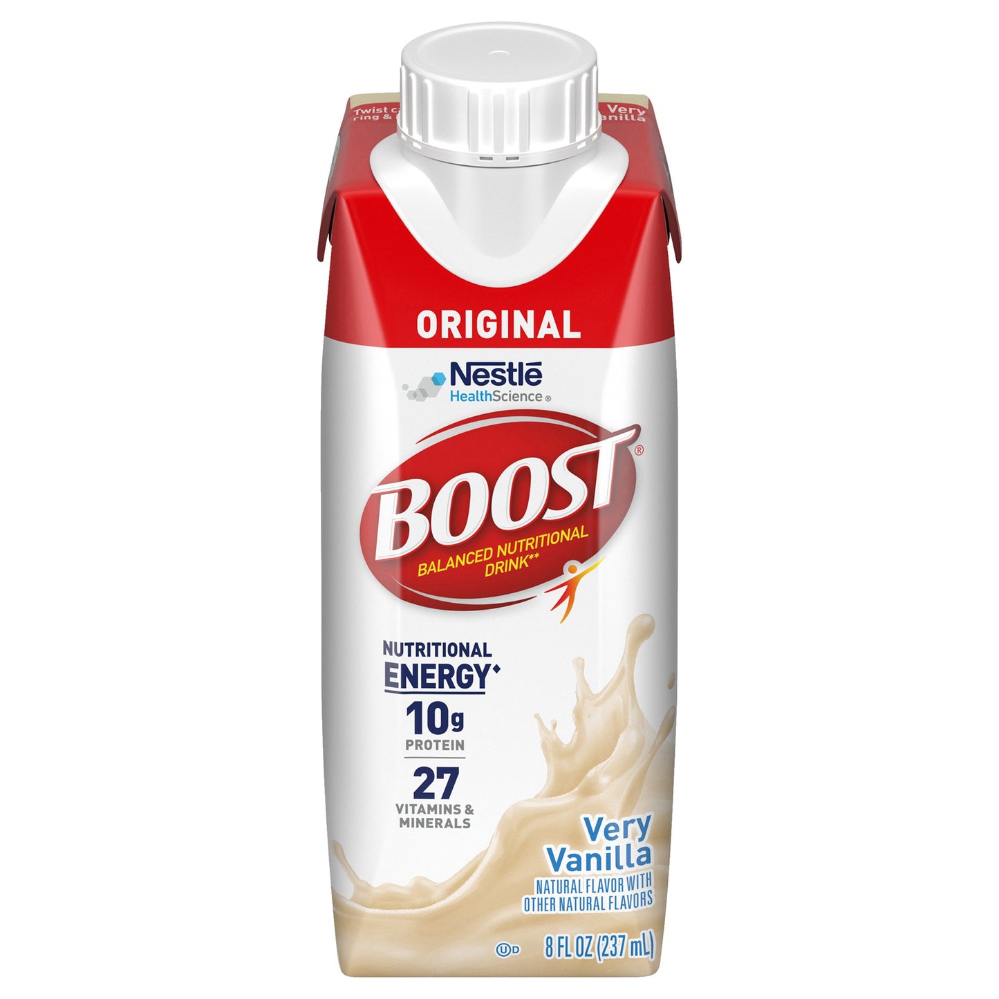Oral Supplement Boost® Original Very Vanilla Flavor Liquid 8 oz. Bottle