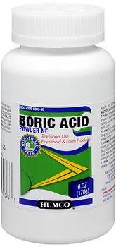 Antiseptic Boric Acid Topical Powder 6 oz. Bottle