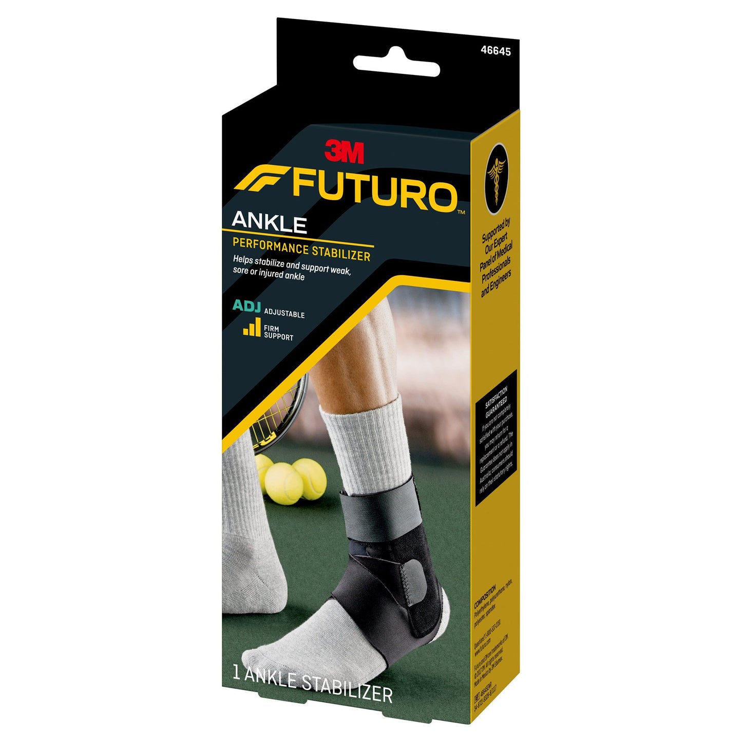 Ankle Support 3M™ Futuro™ Sport Deluxe One Size Fits Most Hook and Loop Strap Closure Foot