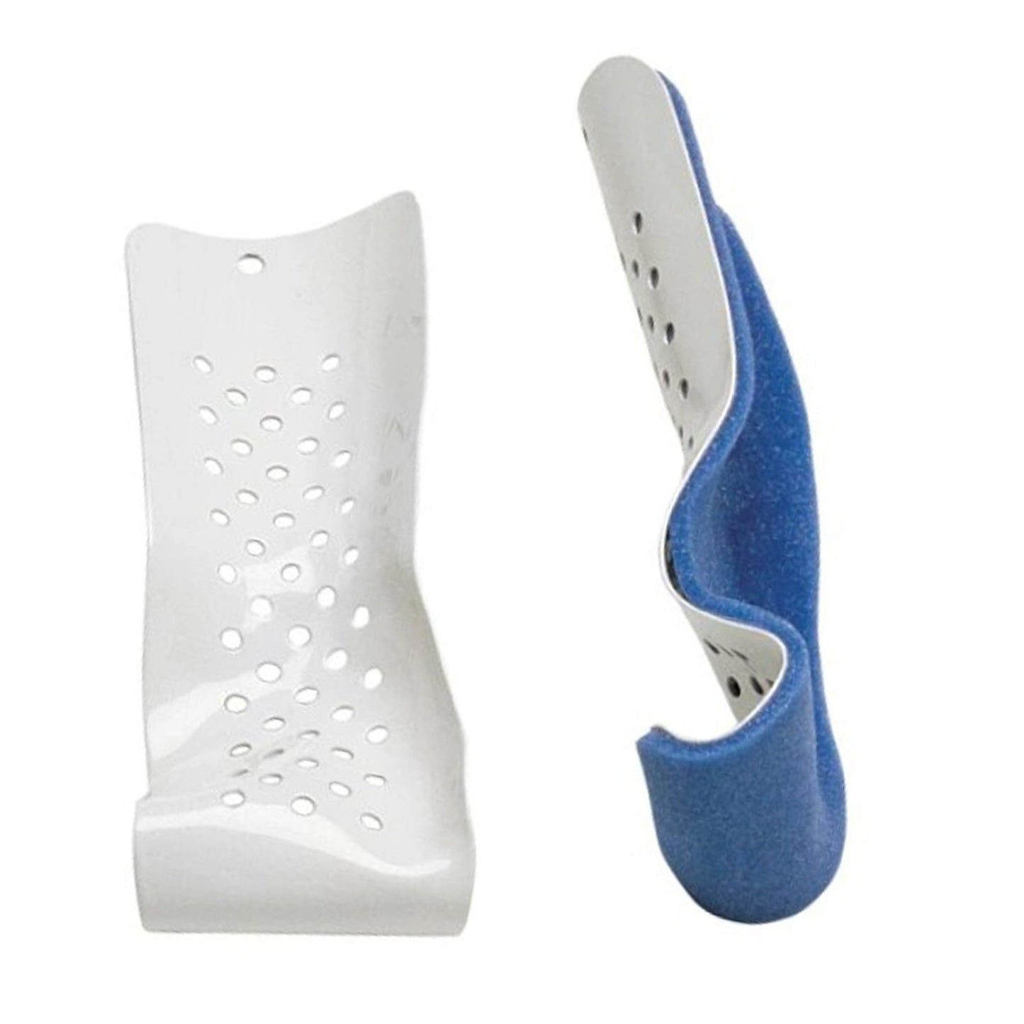 Colles' Wrist Splint ProCare® Padded Aluminum / Foam Right Hand Blue / White Small