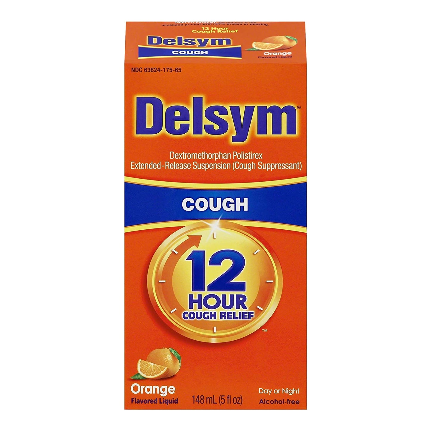Cold and Cough Relief Delsym® 30 mg / 5 mL Strength Liquid 5 oz.