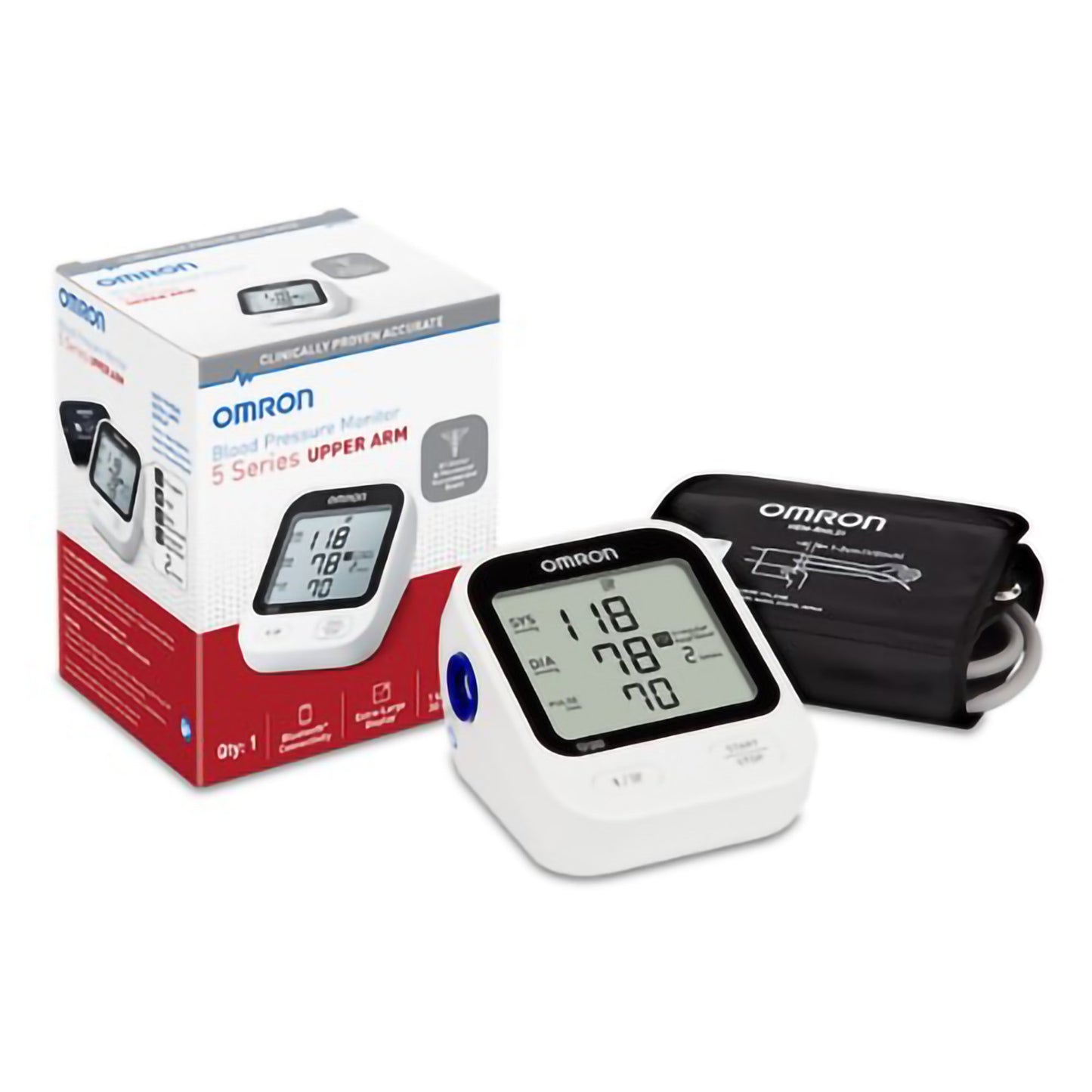 Home Automatic Digital Blood Pressure Monitor 5 Series® Adult Cuff Arm 9 to 17 Inch Desk Model
