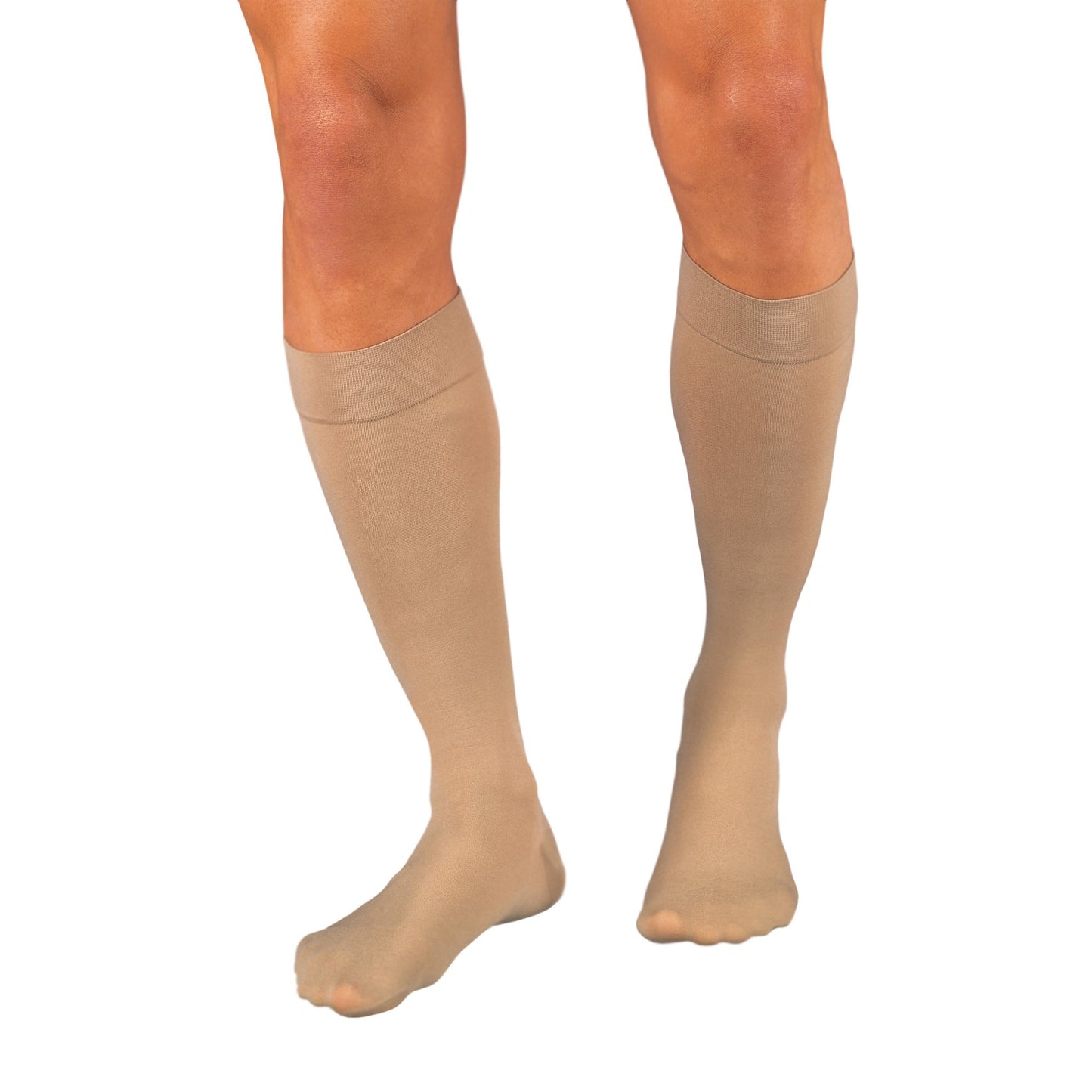 Compression Stocking Jobst® Relief Knee High Large Beige Closed Toe
