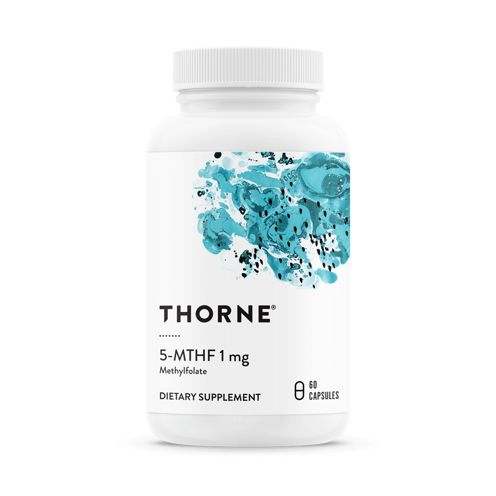 Dietary Supplement THORNE® 5-MTHF Folate 1 mg Strength Capsule 60 per Bottle