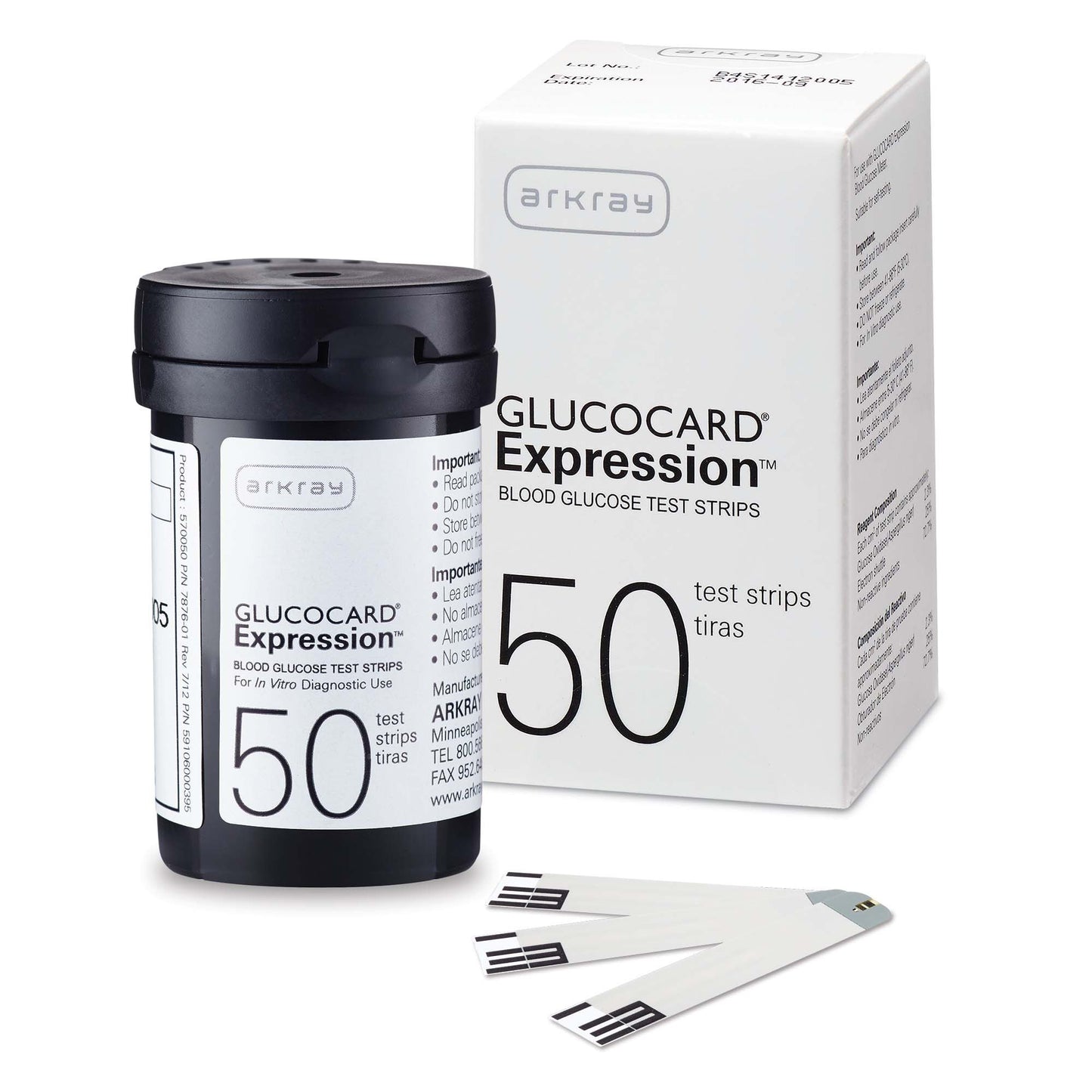 Blood Glucose Test Strips Glucocard® 50 Strips per Pack For Glucocard Blood Glucose Monitoring Meter