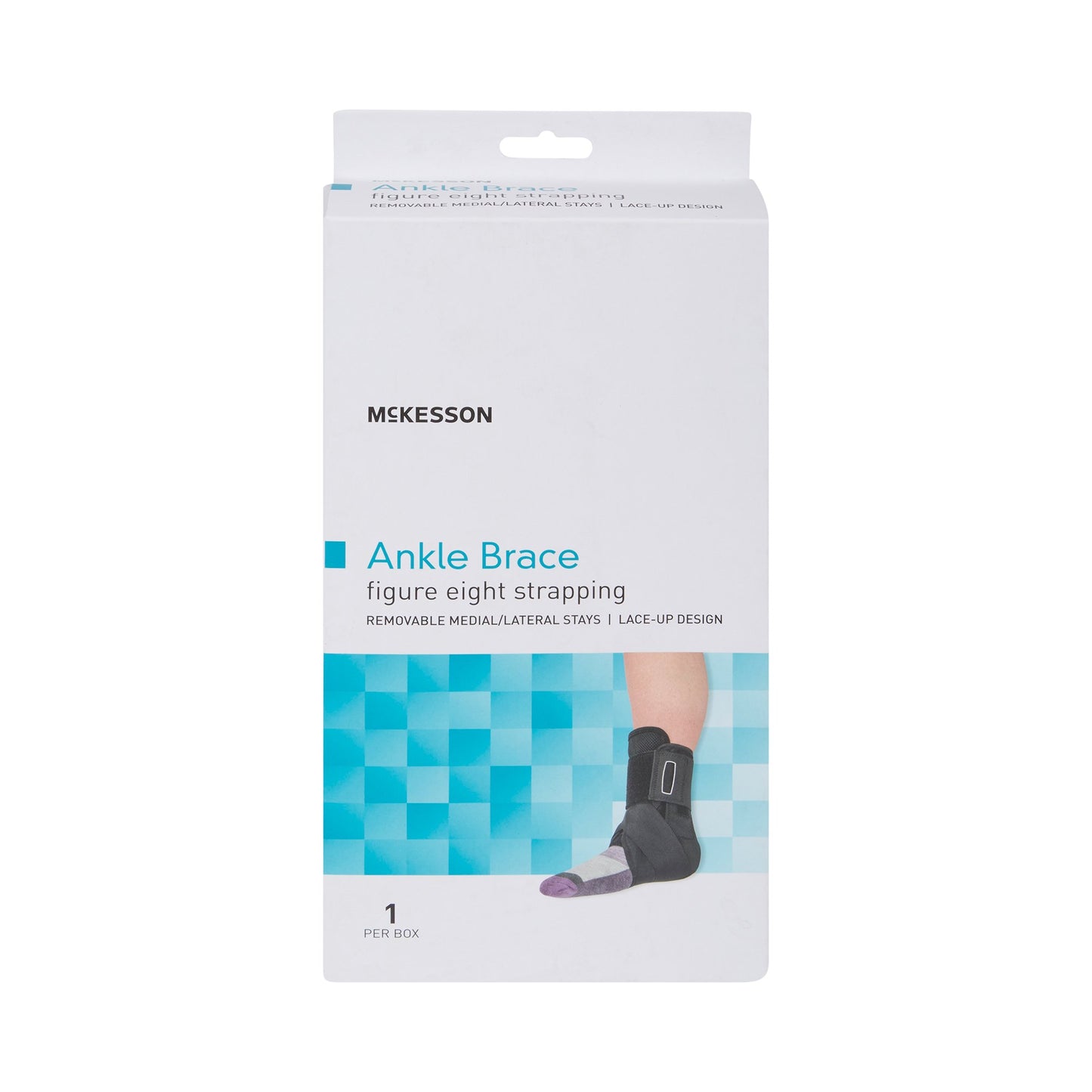 Ankle Support McKesson Small Figure-8 Strap / Hook and Loop Closure / Lace-Up Foot