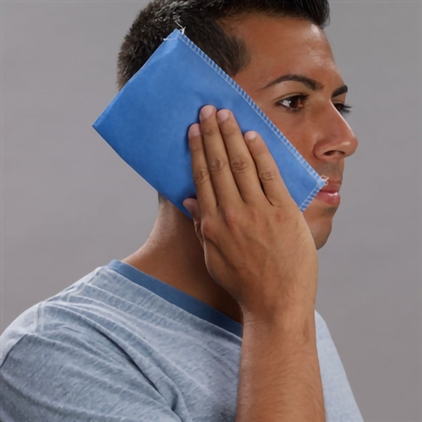 Hot / Cold Pack Cover Easy Sleeve Disposable, Blue, Hot / Cold, Non Woven, 4 X 7 Inch