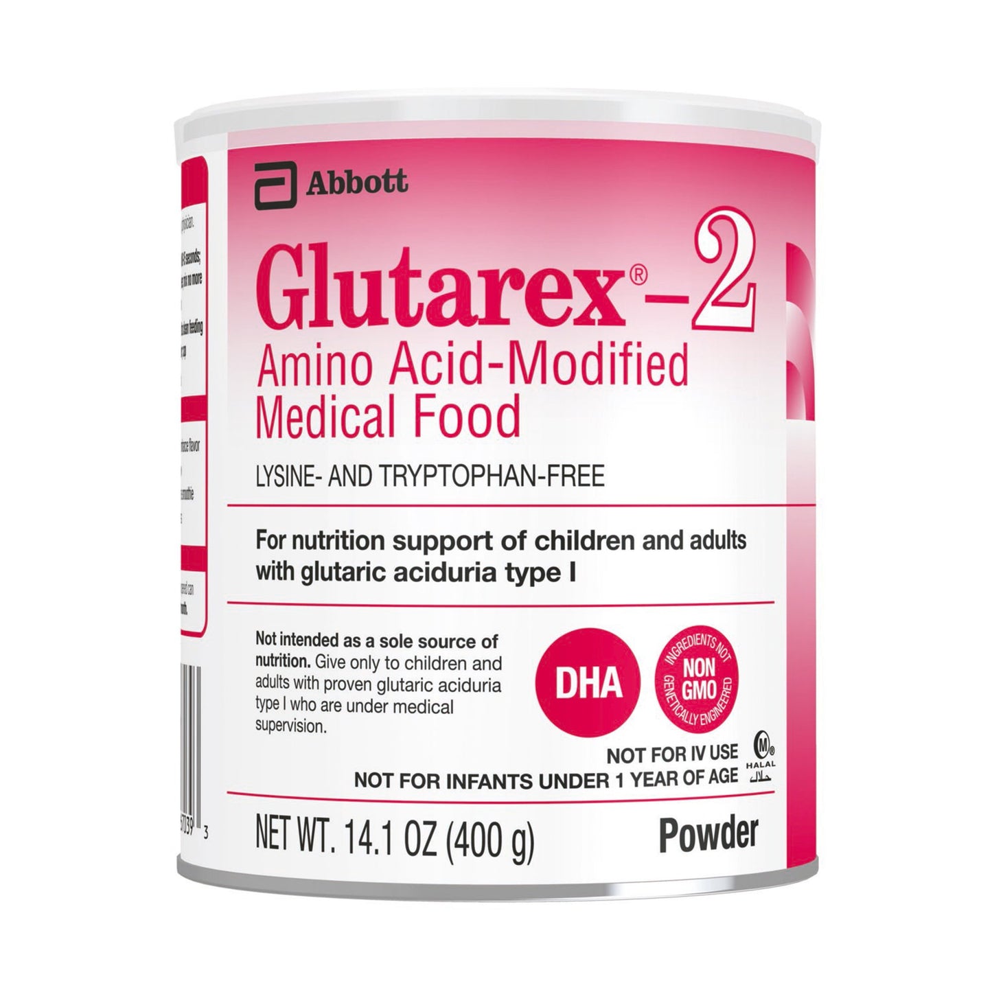 Oral Supplement Glutarex®-2 Unflavored Powder 14.1 oz. Can