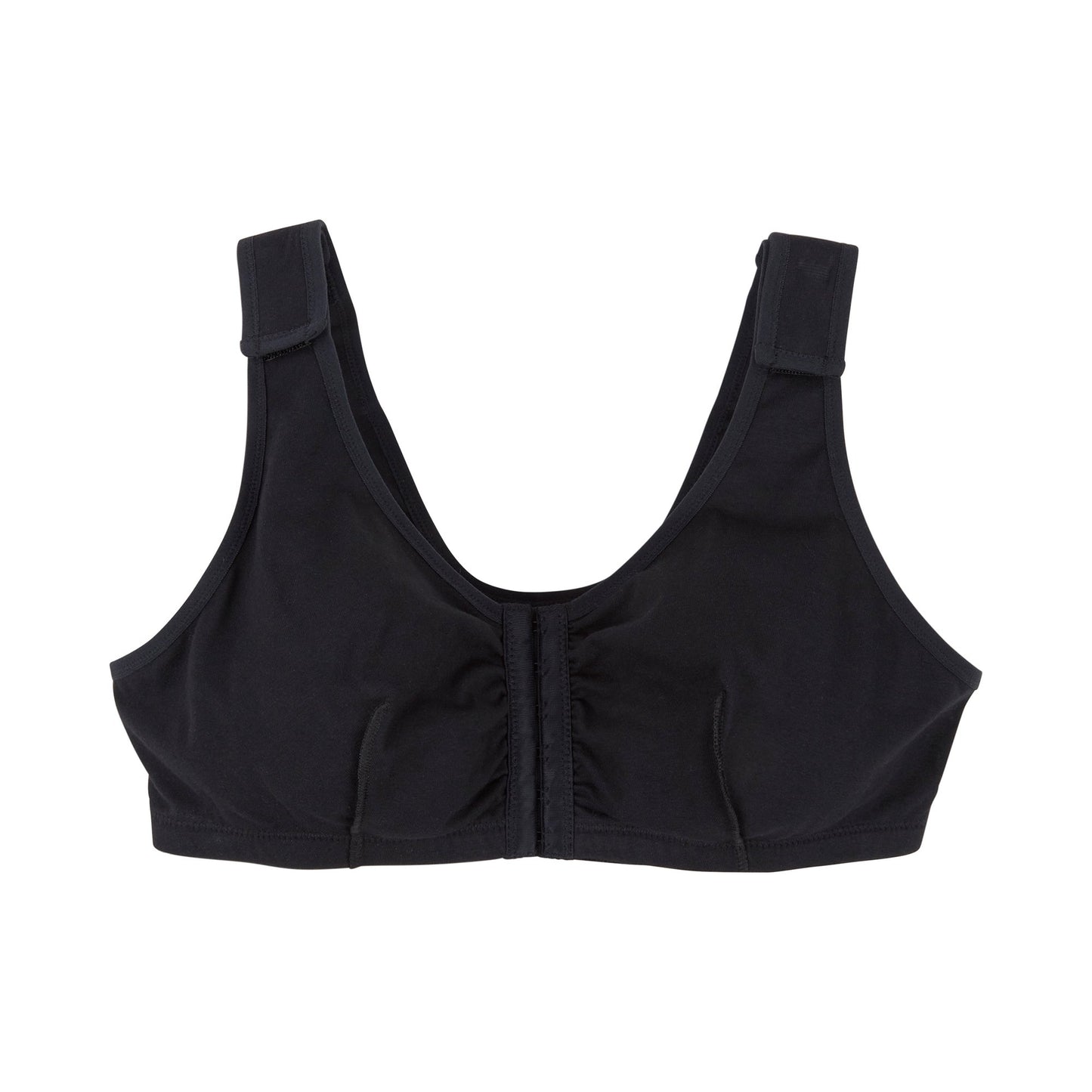 Post-Surgical Bra McKesson 40 Inch Chest Black Front Hook and Eye Closure Hook and Loop Shoulder Strap