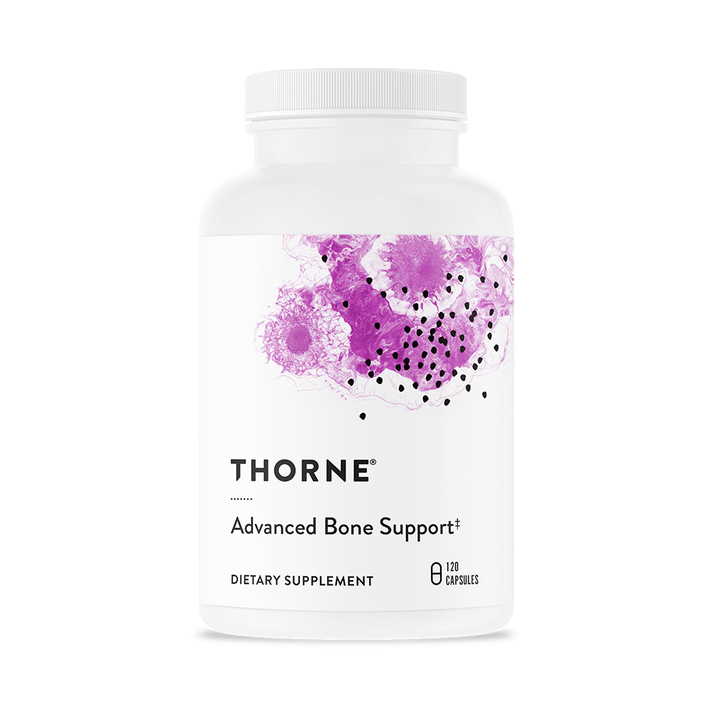 Dietary Supplement THORNE® Advanced Bone Support Vitamin D (as Vitamin D3) 25 mcg Strength Capsule 120 per Bottle
