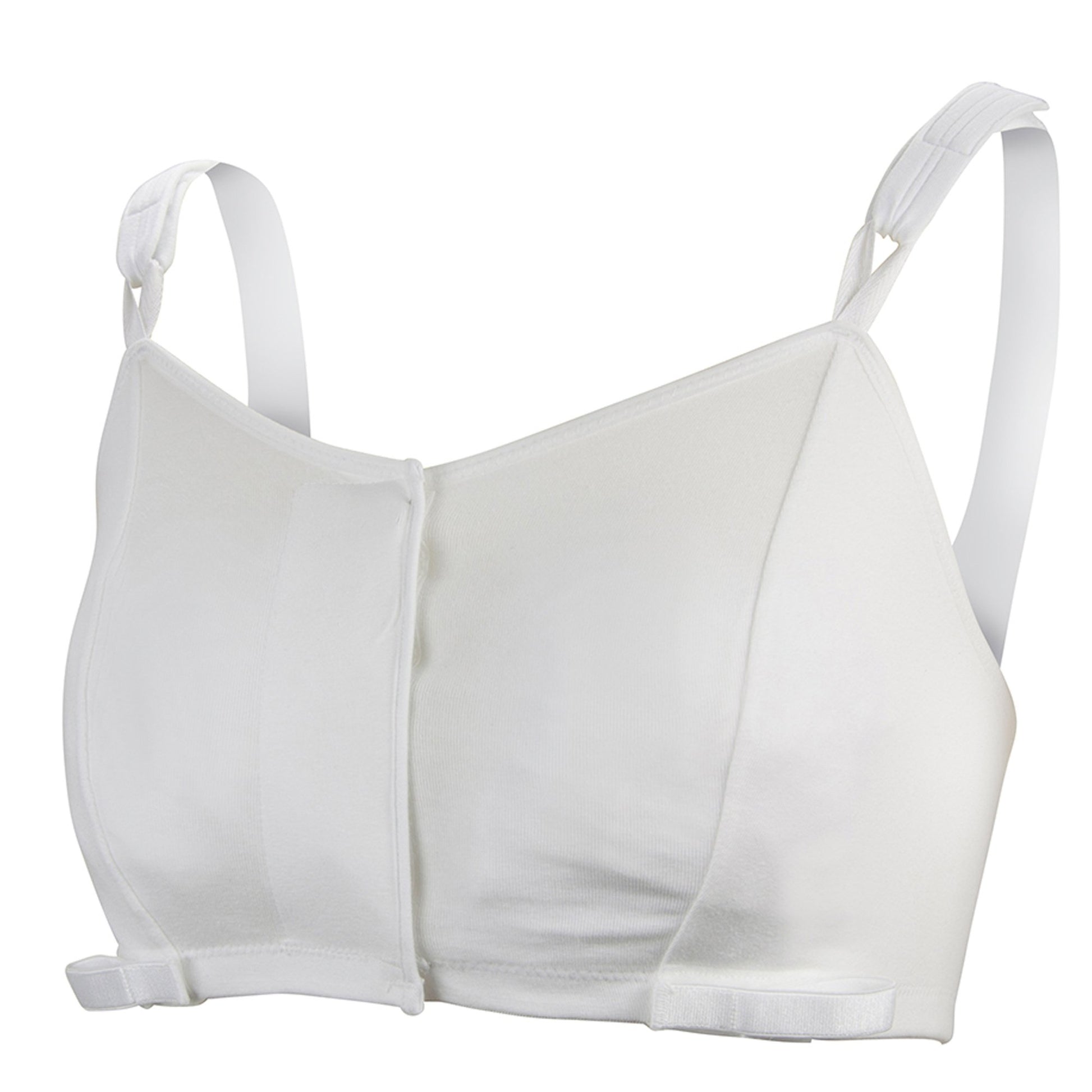 Post-Surgical Bra McKesson 40 to 42 Inch Chest X-Large White Front Hook and Loop Closure Drain Holders