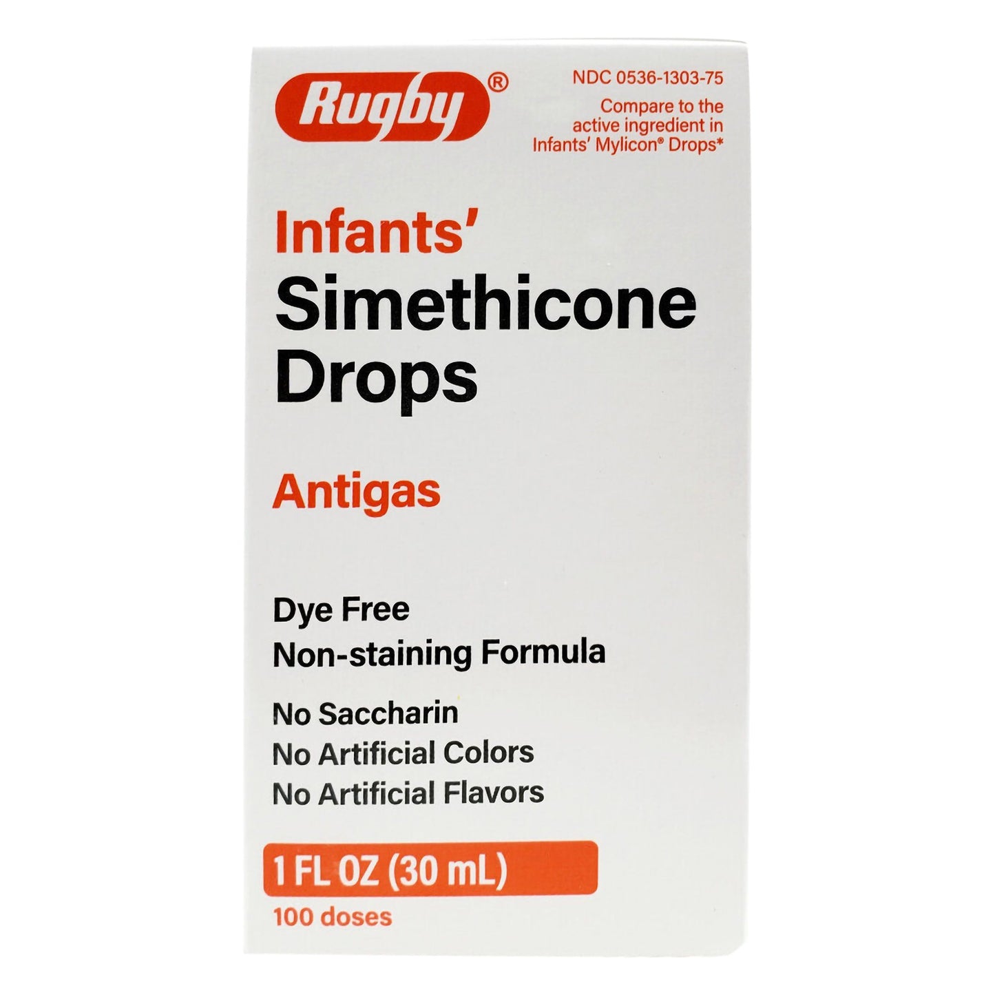 Infant Gas Relief Rugby® 40 mg / 0.6 mL Strength Oral Drops 1 oz.