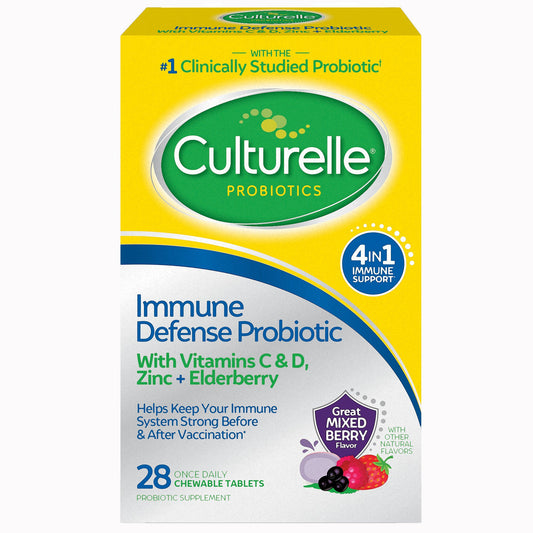 Probiotic Dietary Supplement Culturelle® 28 per Box Chewable Tablet
