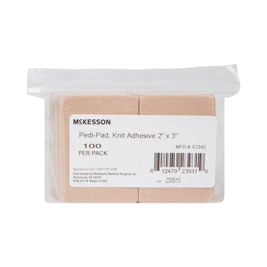 Protective Pad McKesson One Size Fits Most Adhesive Backing Foot