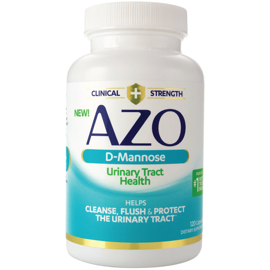 Dietary Supplement AZO® D-Mannose 2,000 mg Strength Capsule 120 per Bottle