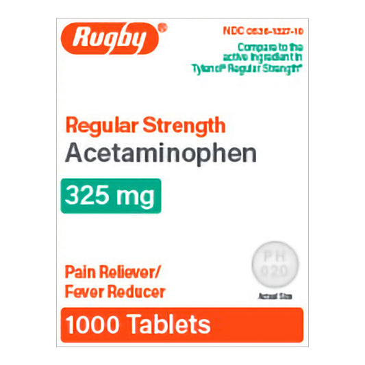 Pain Relief 325 mg Strength Acetaminophen Tablet 1,000 per Bottle