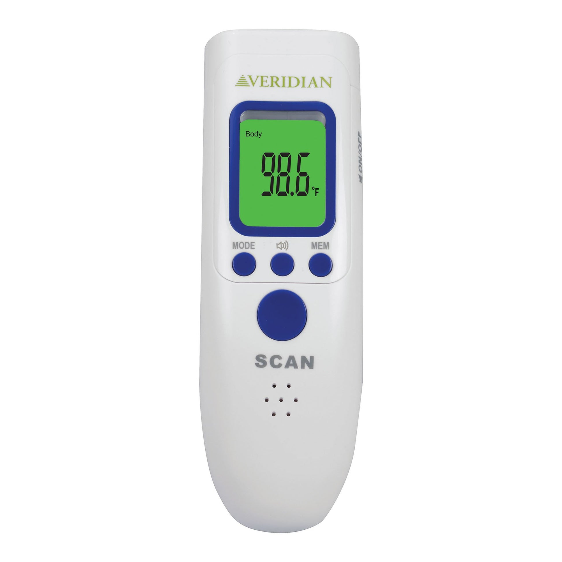 Non-Contact Skin Surface Thermometer Veridian Infrared Skin Probe Handheld