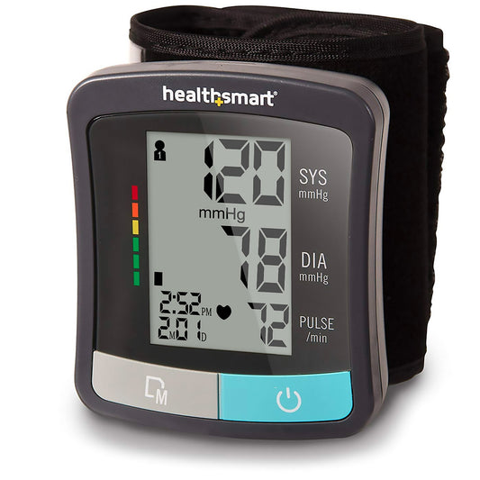Home Automatic Digital Blood Pressure Monitor MABIS® One Size Fits Most Cuff Wrist Nylon Cuff 13 - 21 cm Wrist