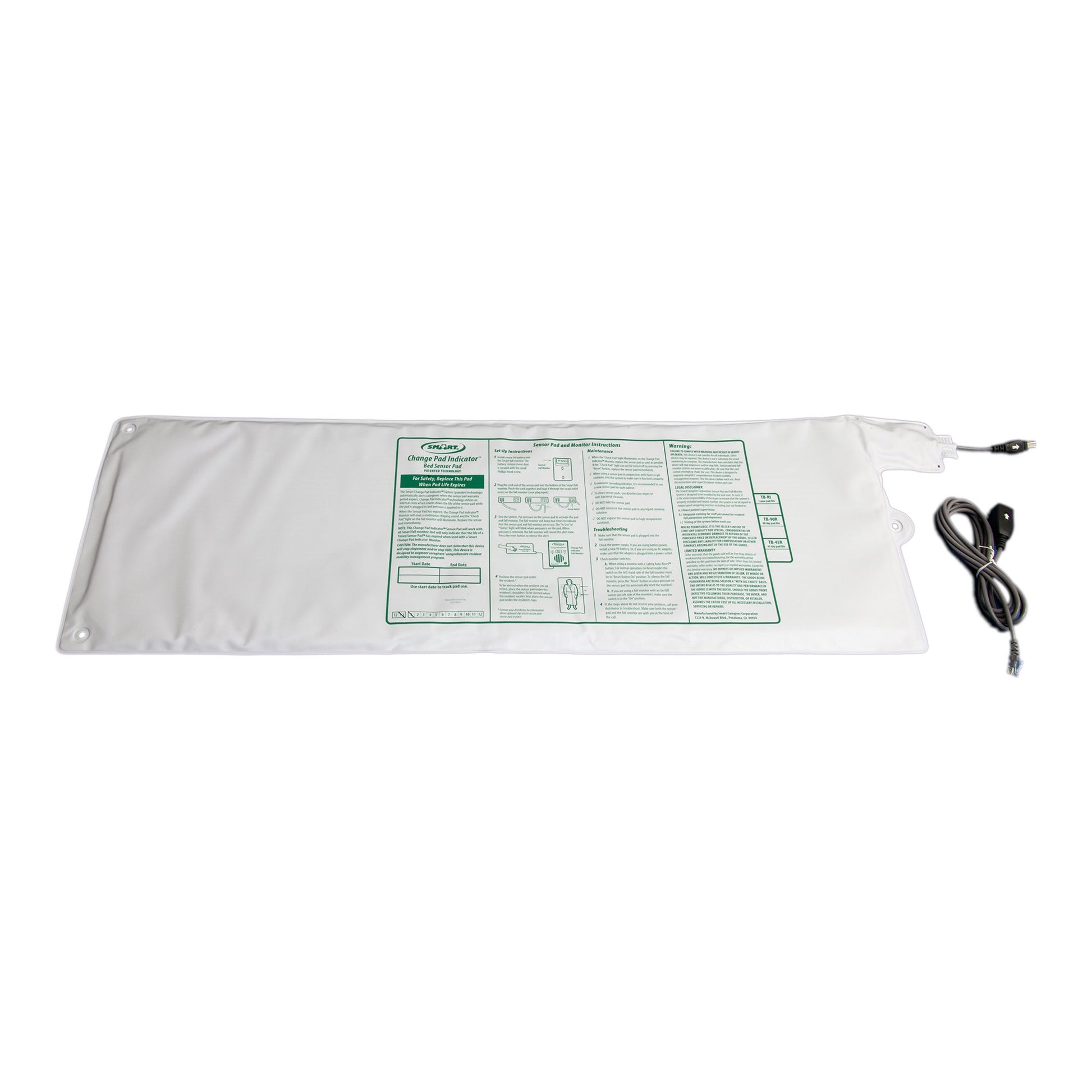 Bed Sensor Pad Smart Caregiver™ 10 X 30 Inch