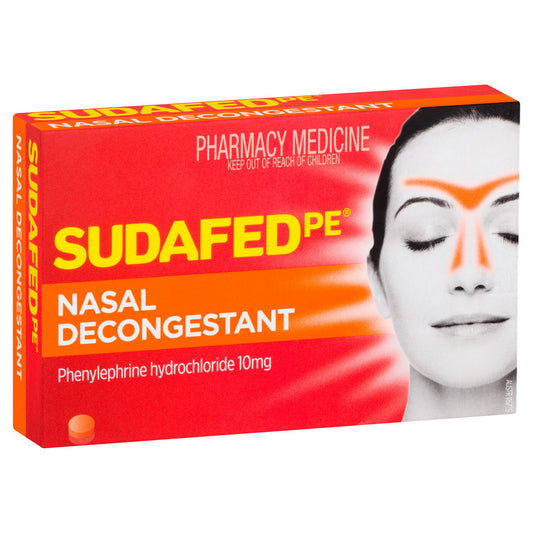 Nasal Decongestant 10 mg Strength Tablet 18 per Bottle