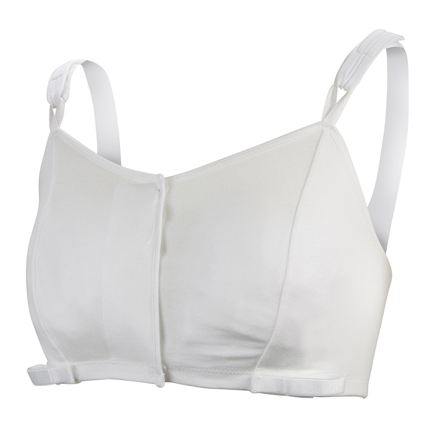 Post-Surgical Bra McKesson 38 to 40 Inch Chest Large White Front Hook and Loop Closure Drain Holders