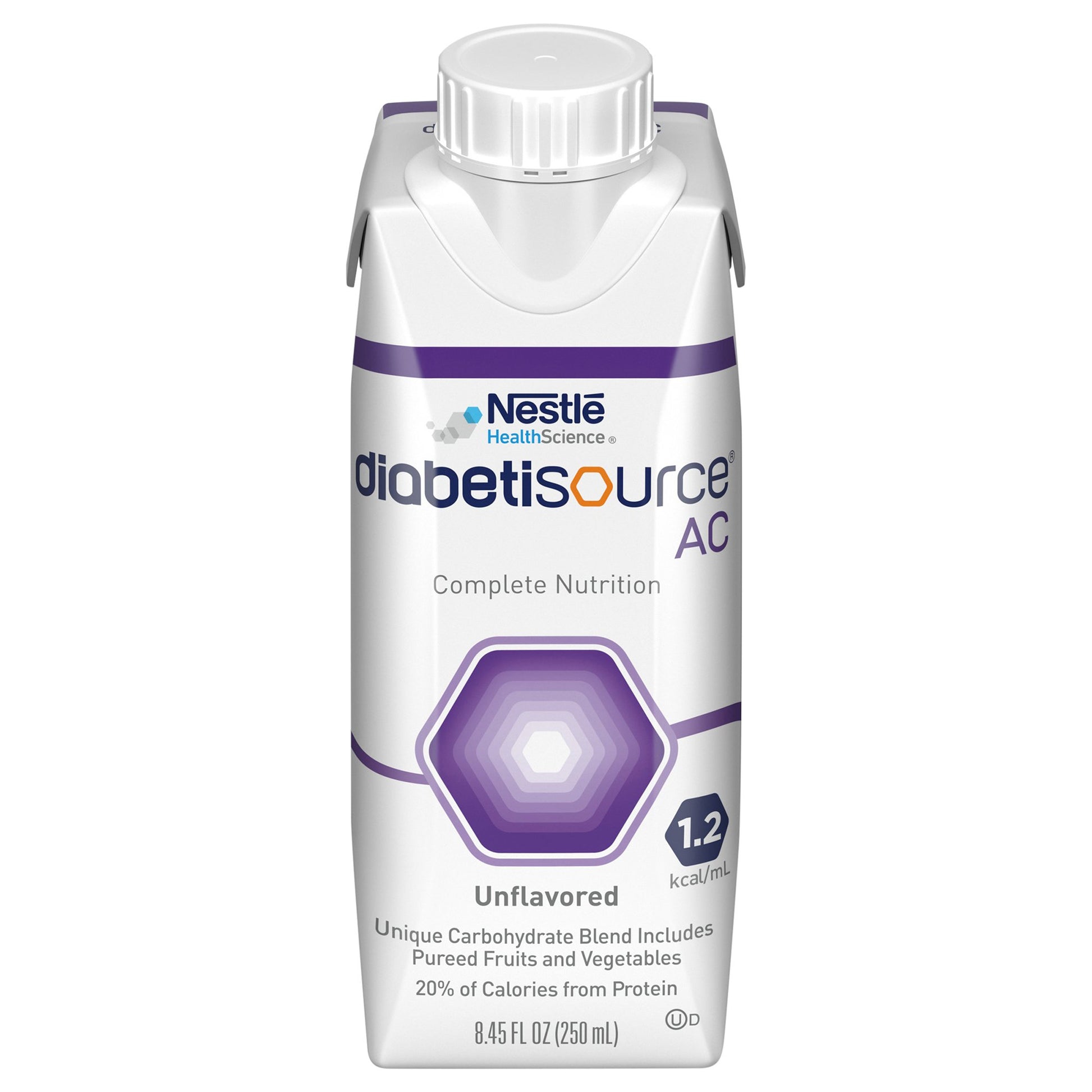 Tube Feeding Formula Diabetisource® AC Unflavored Liquid 250 mL Carton