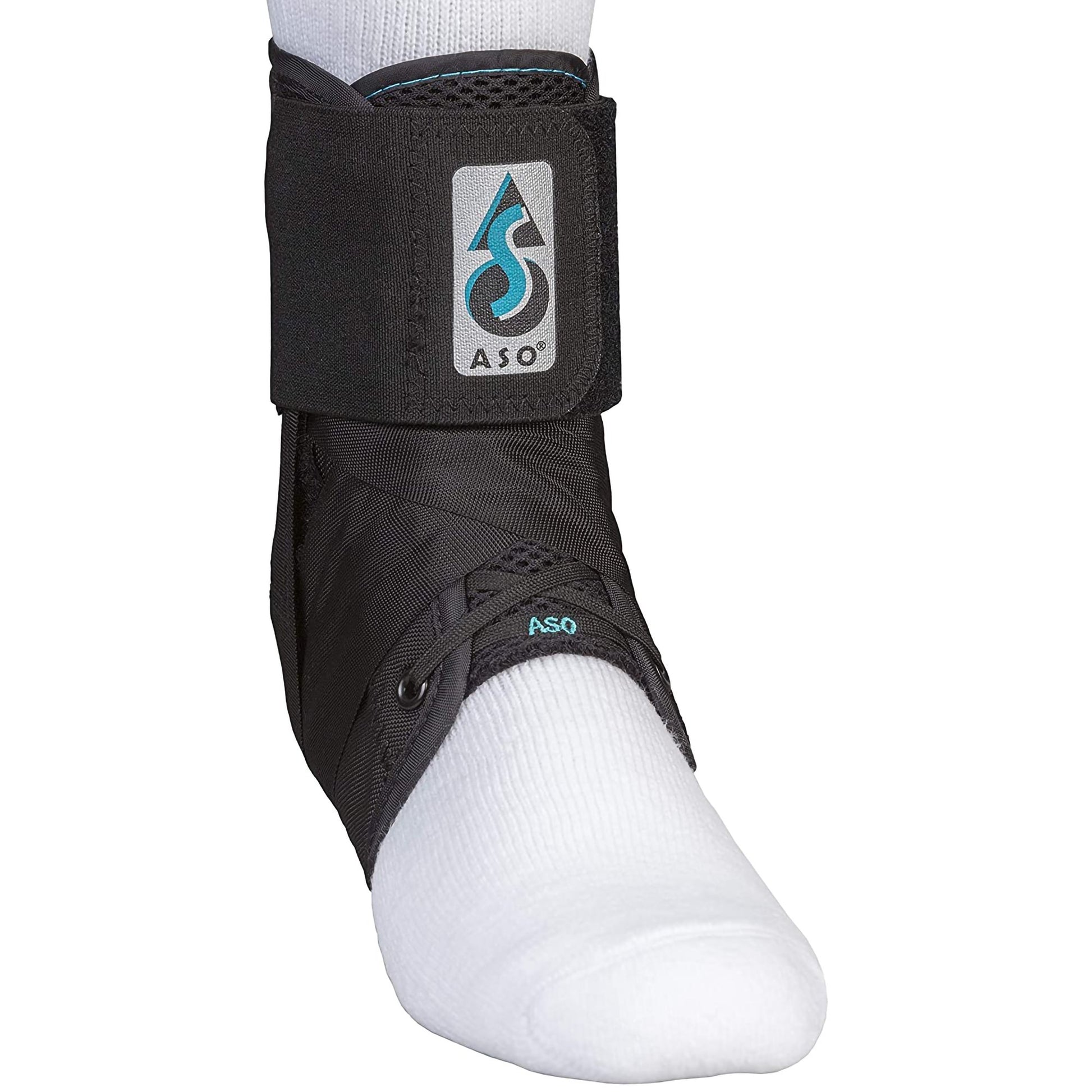 Ankle Support ASO® Speed Lacer Medium Hook and Loop Strap Closure / Lace Up Foot