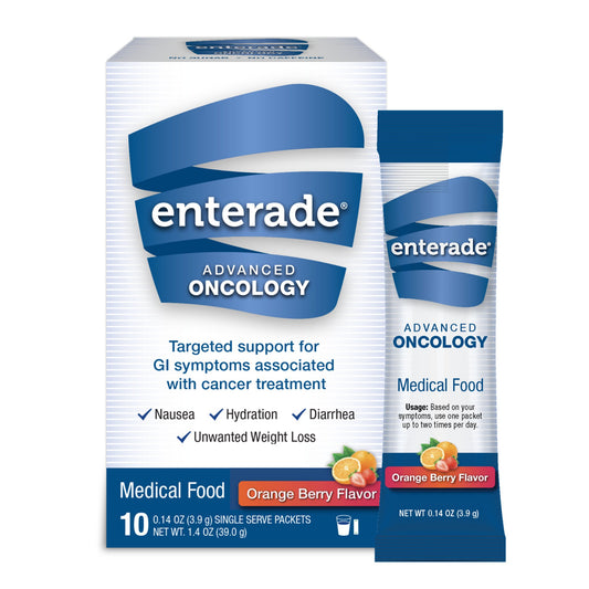 Oral Supplement enterade® Advanced Oncology Orange Berry Flavor Powder 0.13 oz. Individual Packet