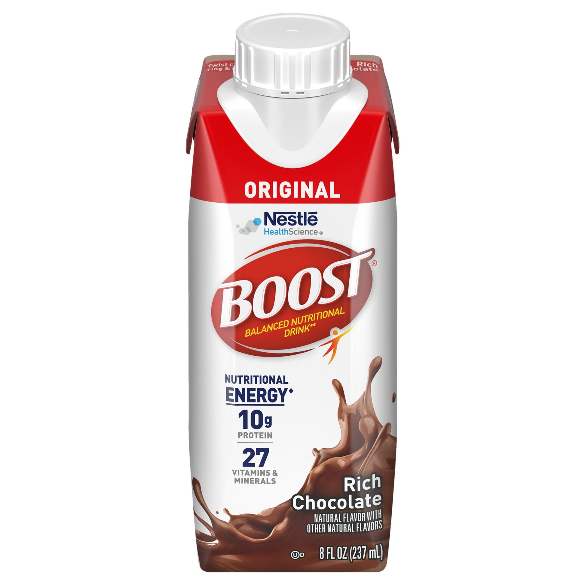 Oral Supplement Boost® Original Chocolate Flavor Liquid 8 oz. Bottle