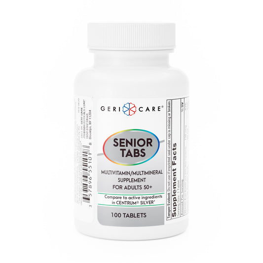 Multivitamin Supplement with Minerals Geri-Care® Tablet 100 per Bottle