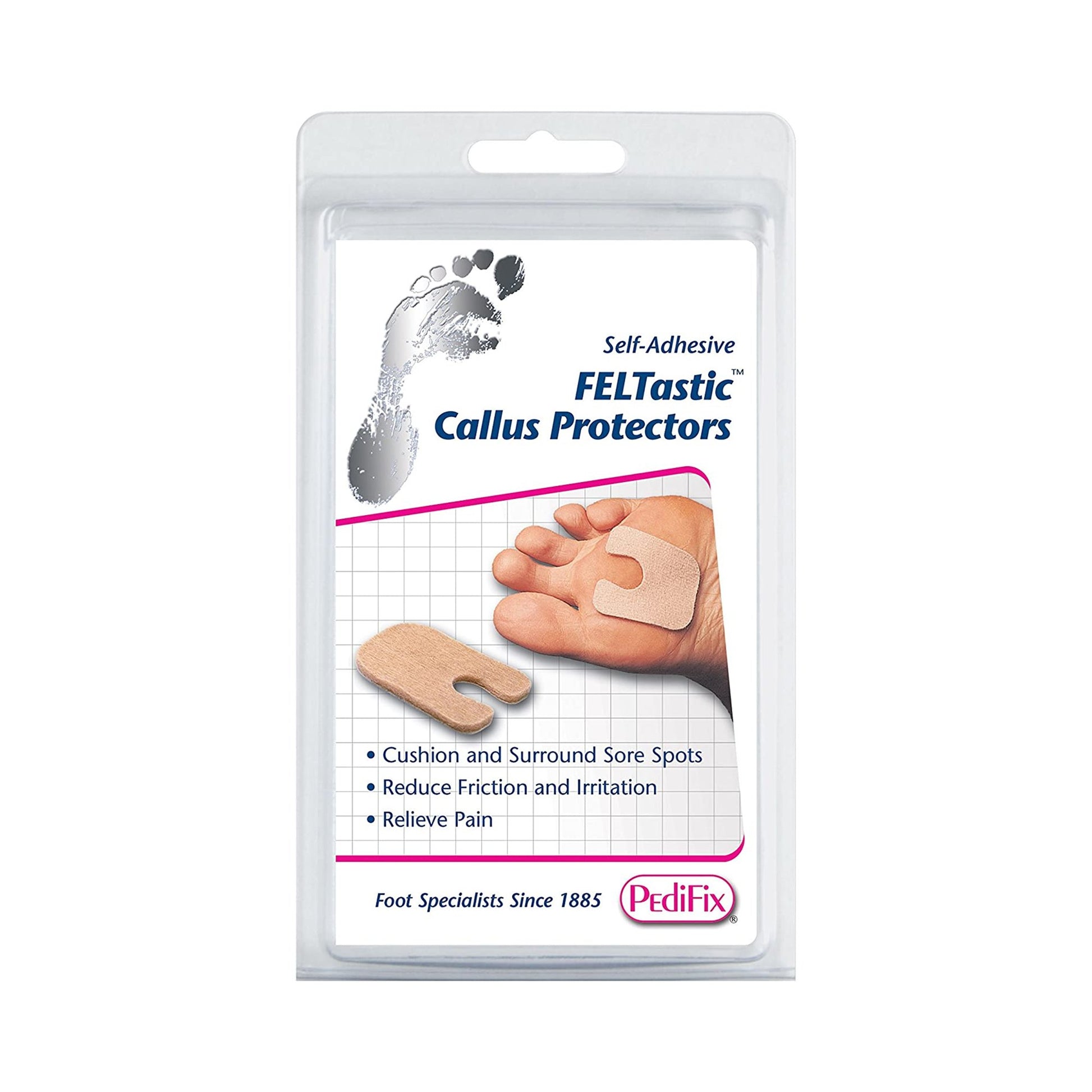 Callus Pad PediFix® FELTastic® One Size Fits Most Adhesive Backing Foot