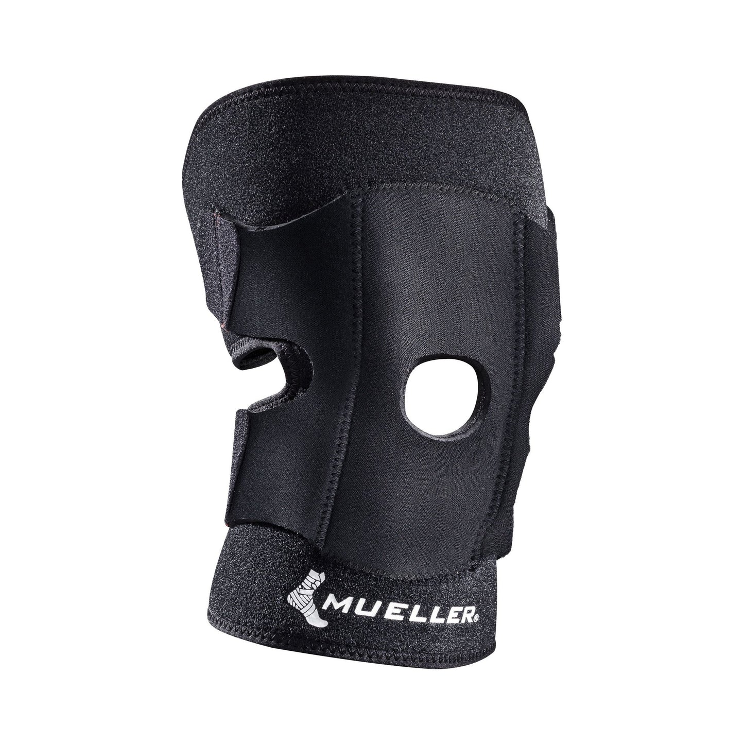 Knee Support Mueller® One Size Fits Most Pull-On / Hook and Loop Strap Closure 12 to 20 Inch Left or Right Knee