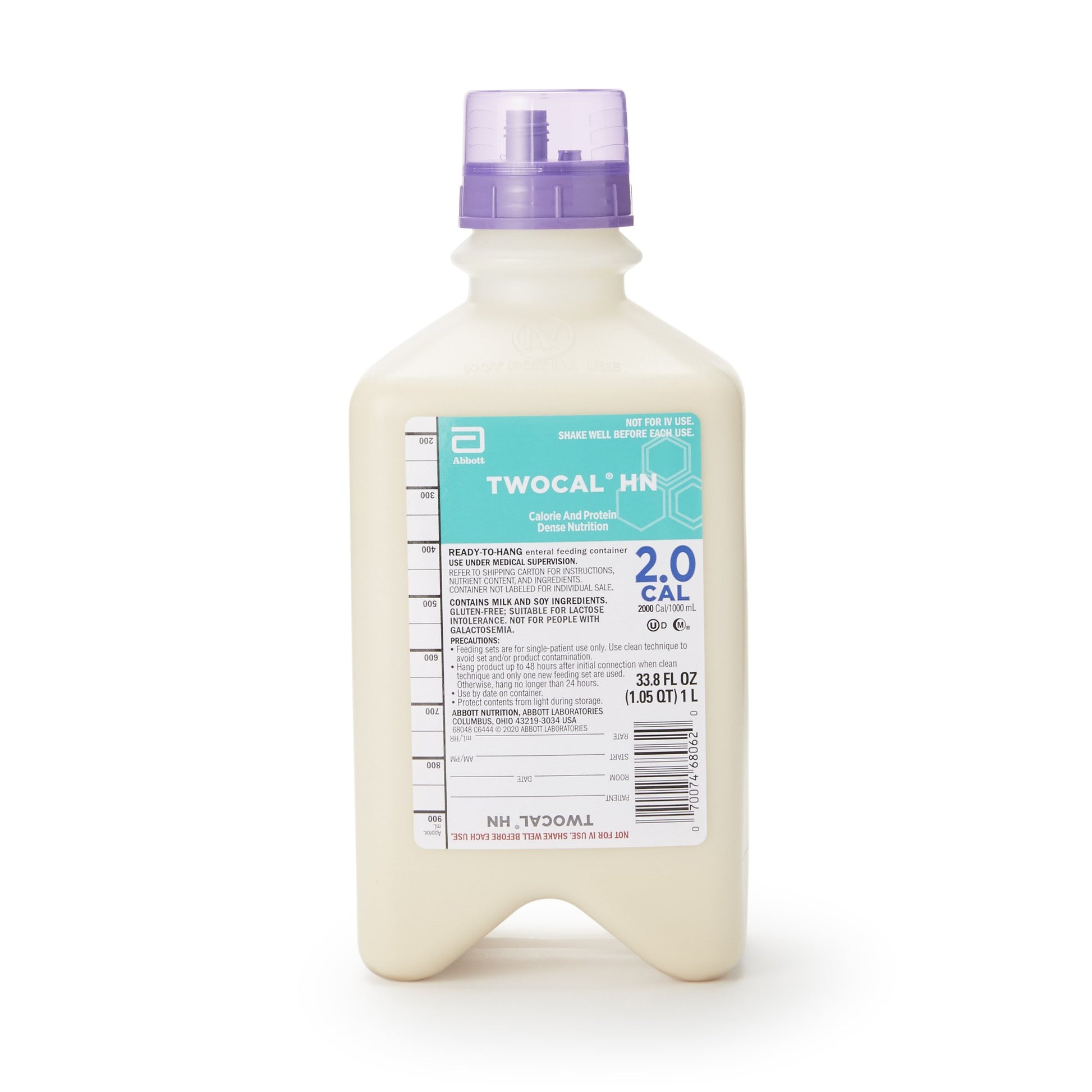 Oral Supplement TwoCal® HN Vanilla Flavor Liquid 1 Liter Bottle