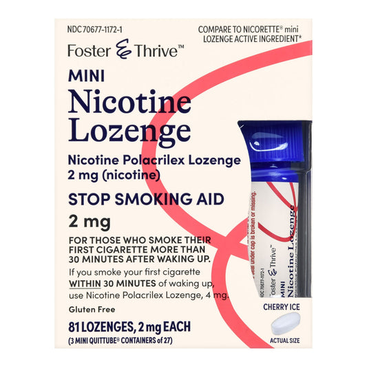 Stop Smoking Aid Foster & Thrive™ 2 mg Strength Lozenge