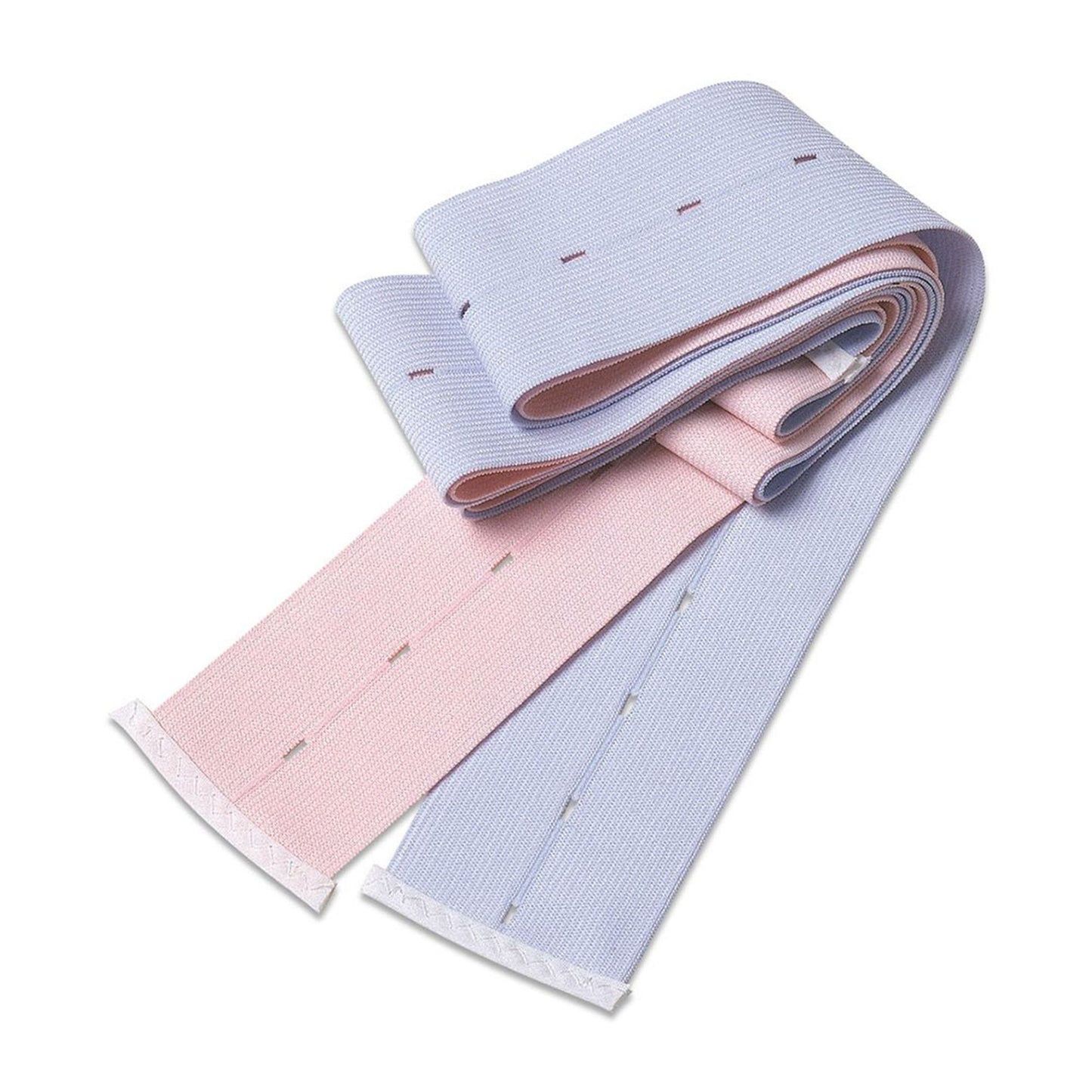 Fetal Abdominal Binder Life Trace® 2-3/8 X 48 Inch Button Hole Blue / Pink