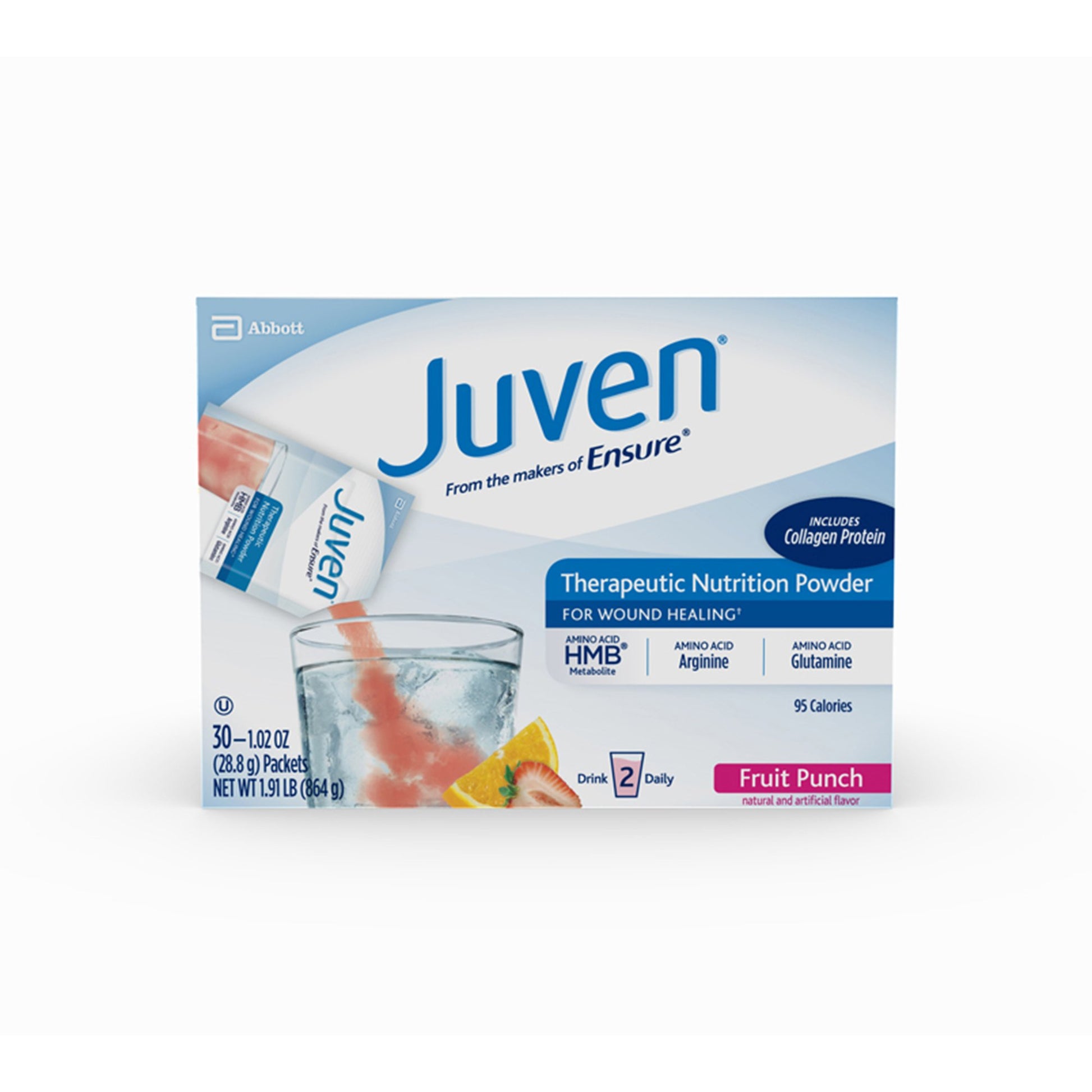 Oral Supplement Juven® Fruit Punch Flavor Powder 1.01 oz. Individual Packet