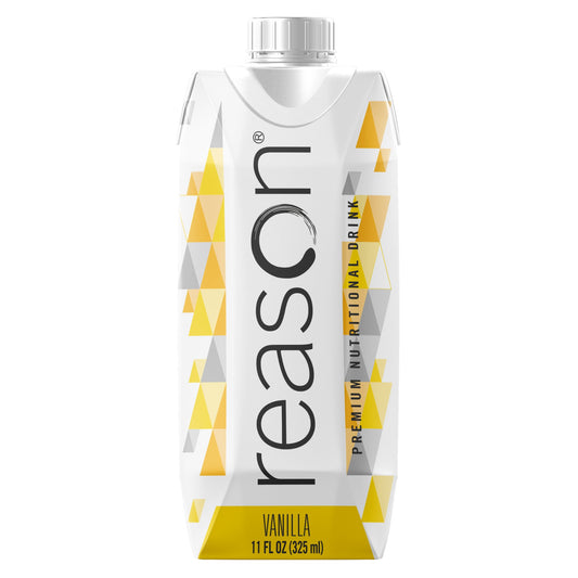 Oral Supplement Reason™ Vanilla Flavor Liquid 11 oz. Reclosable Carton