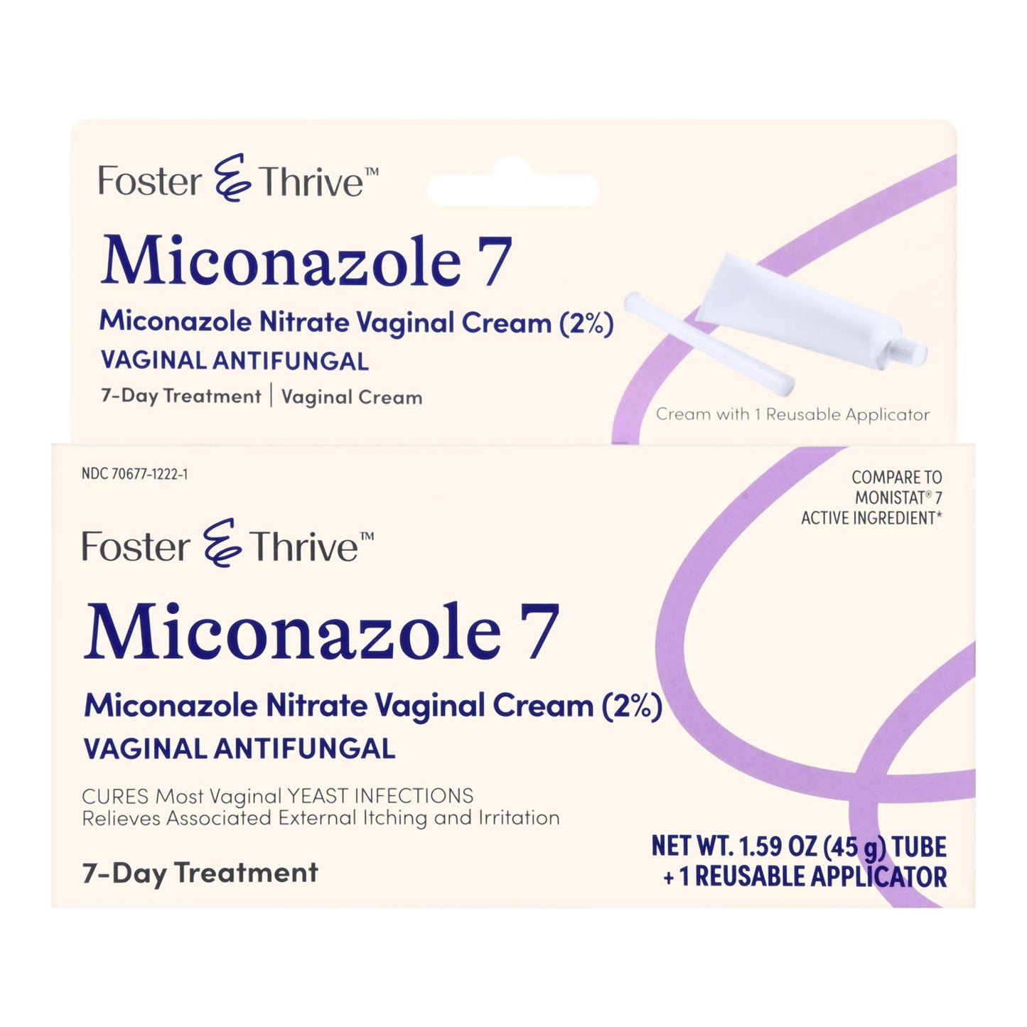 Vaginal Antifungal Foster & Thrive™ 2% Strength / 100 mg Cream 1.59 oz. Tube