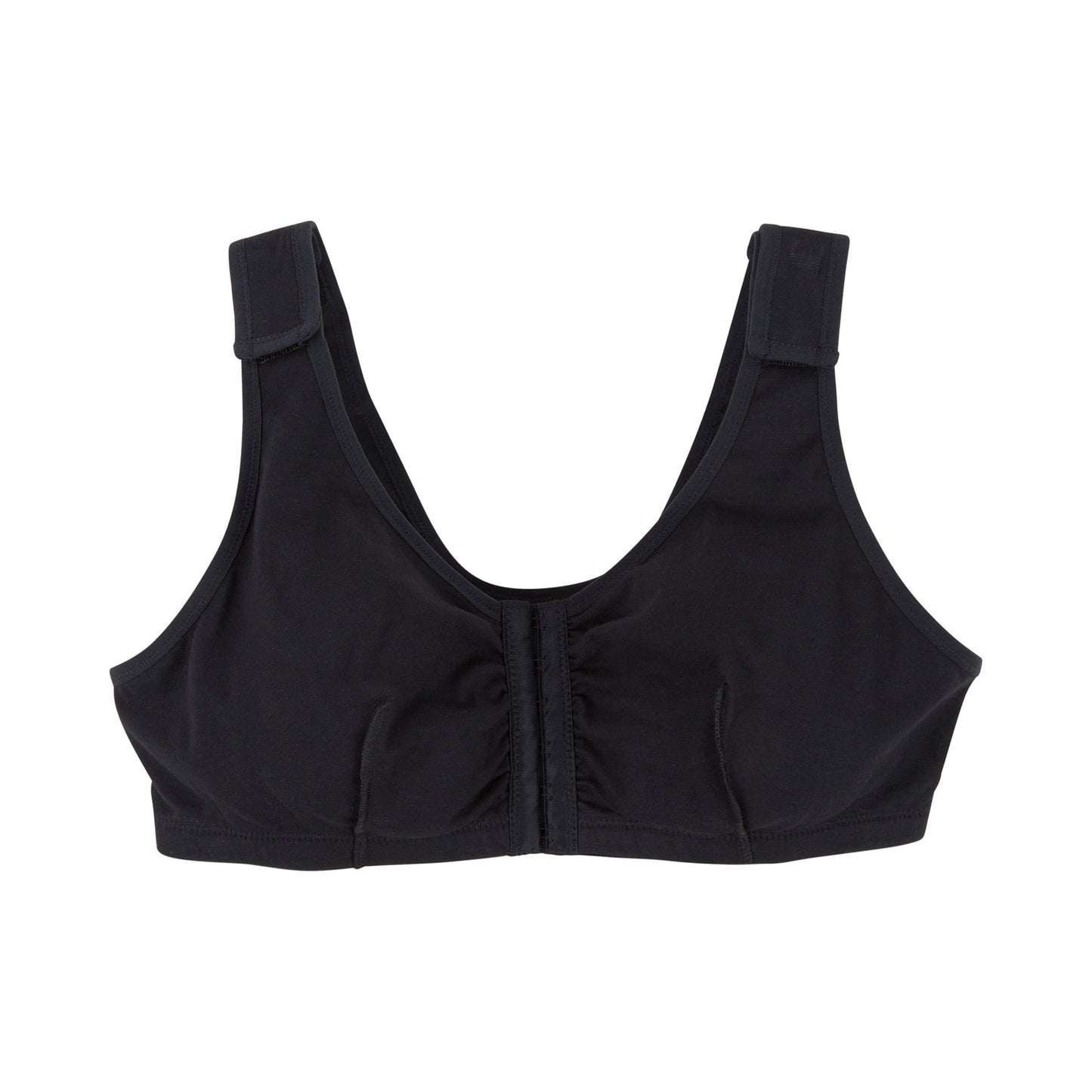 Post-Surgical Bra McKesson 42 Inch Chest Black Front Hook and Eye Closure Hook and Loop Shoulder Strap