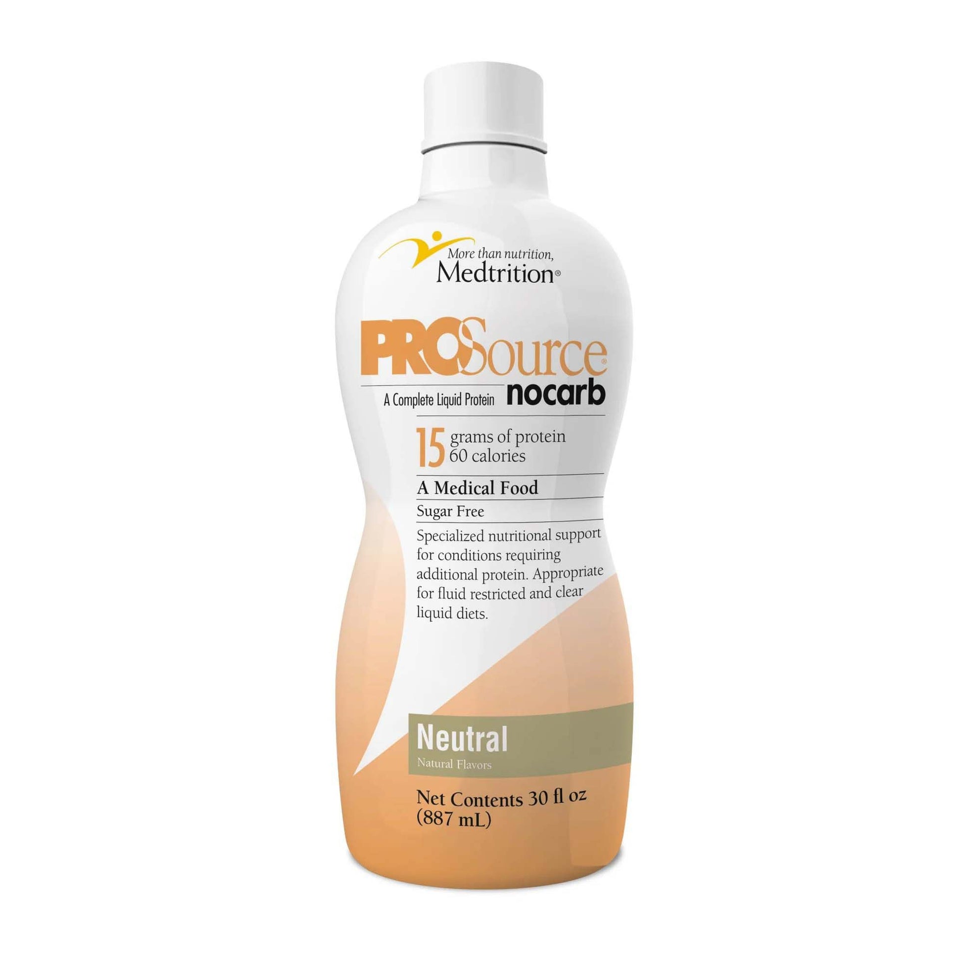 Oral Supplement ProSource™ NoCarb Neutral Flavor Liquid 30 oz. Bottle