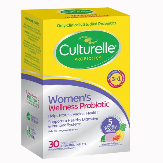 Probiotic Dietary Supplement Culturelle® 30 per Box Chewable Tablet